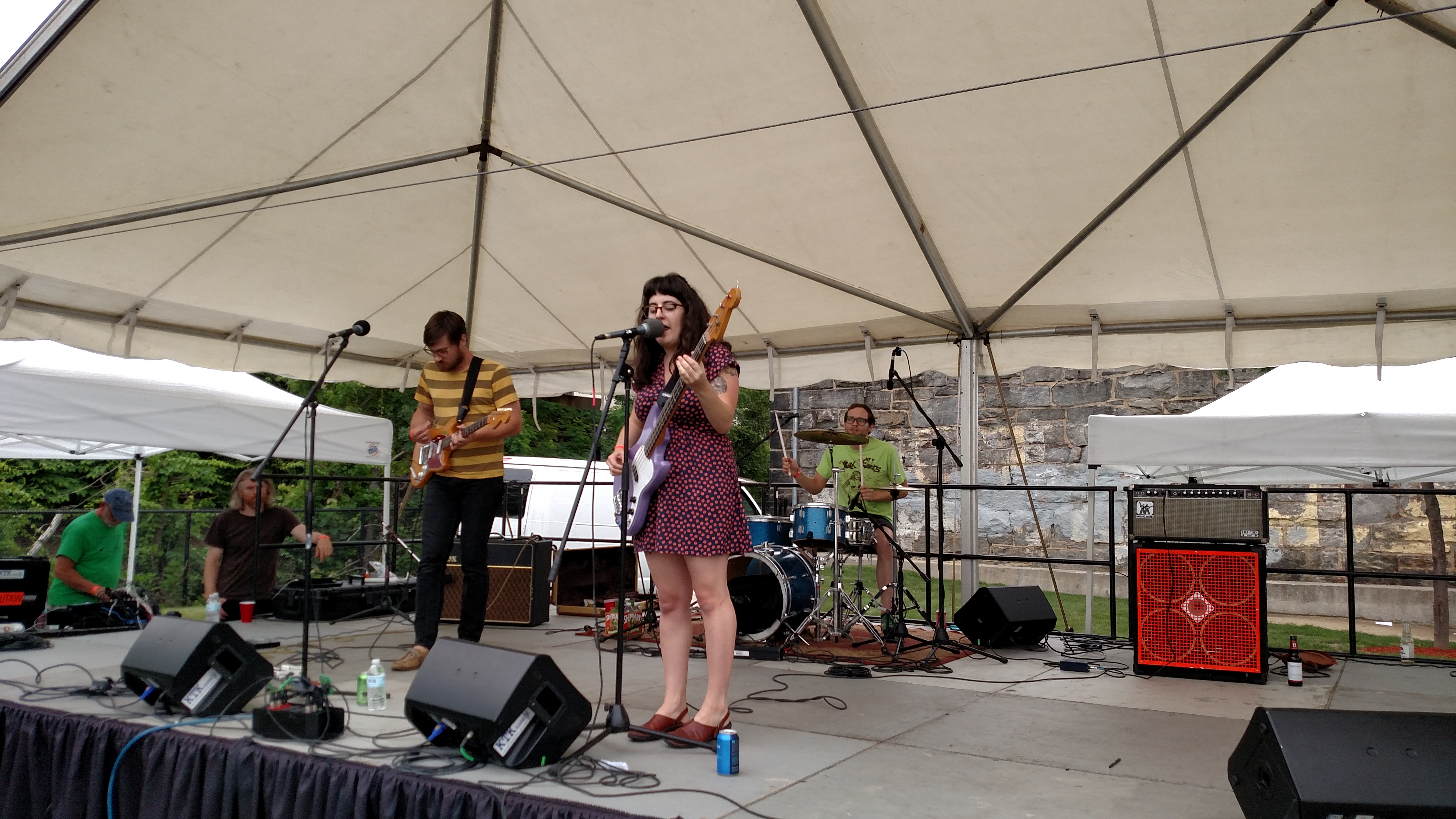 Half Sour the Band playing
